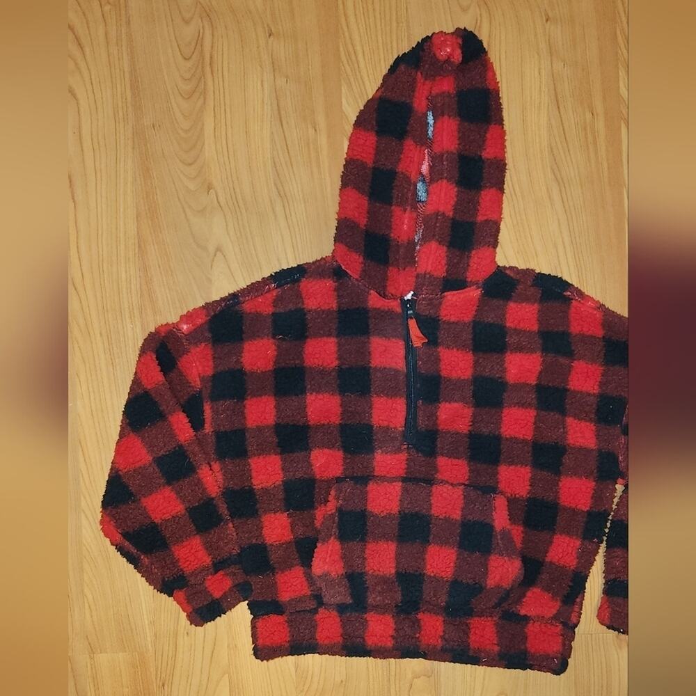 No Boundaries Plaid Pullover Sweater Small 3-5 - Picture 9 of 10